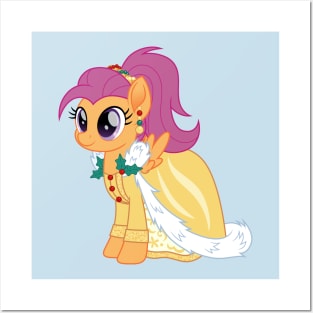 Holiday Scootaloo Posters and Art